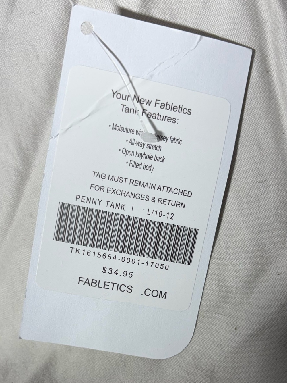 Fabletics Black Racerback Tank Top - Picture 6 of 6